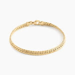 Bracelet Or Jaune Izel Maille Anglaise - Bracelets mailles Femme | Marc Orian