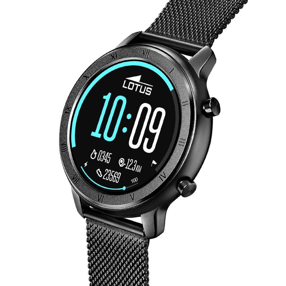 Coffret De Montre Lotus Connect&eacute;e Smartwach Noir - Montres &eacute;tanches Homme | Marc Orian