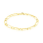 Bracelet Ophelio Maille Alternee 1/1 Or Jaune - Bracelets mailles Homme | Marc Orian