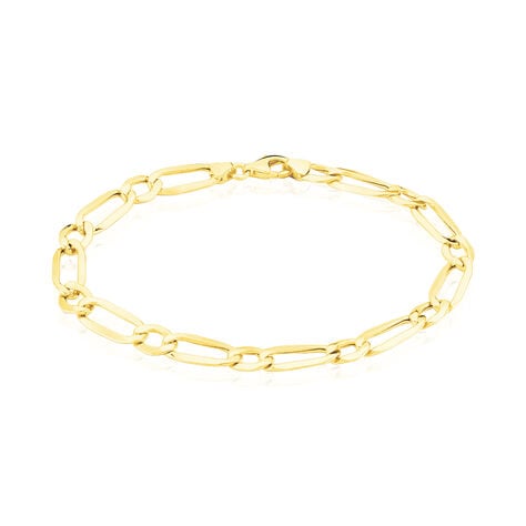 Bracelet Ophelio Maille Alternee 1/1 Or Jaune - Bracelets mailles Homme | Marc Orian