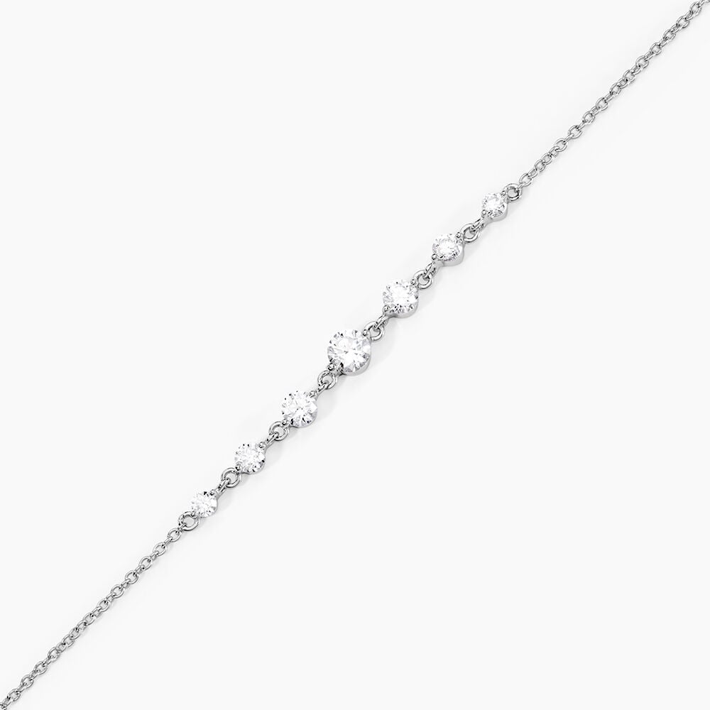 Bracelet Odyssee Argent Blanc Oxyde De Zirconium - Bracelets fantaisie Femme | Marc Orian