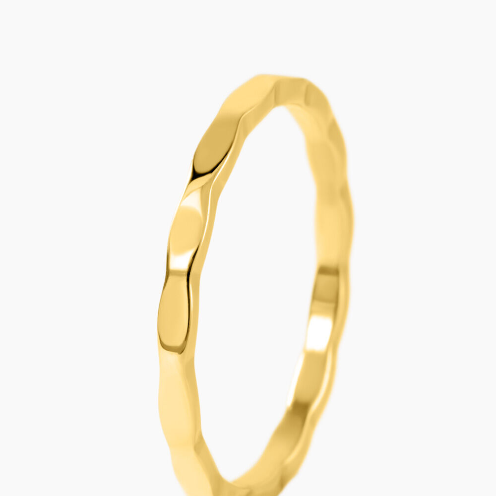 Bague Elen Acier Jaune - Bijoux fantaisie Femme | Marc Orian