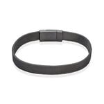 Bracelet Alphee Acier Noir - Bracelets cha&icirc;nes Homme | Marc Orian