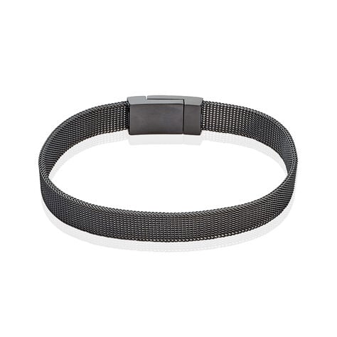 Bracelet Alphee Acier Noir - Bracelets cha&icirc;nes Homme | Marc Orian
