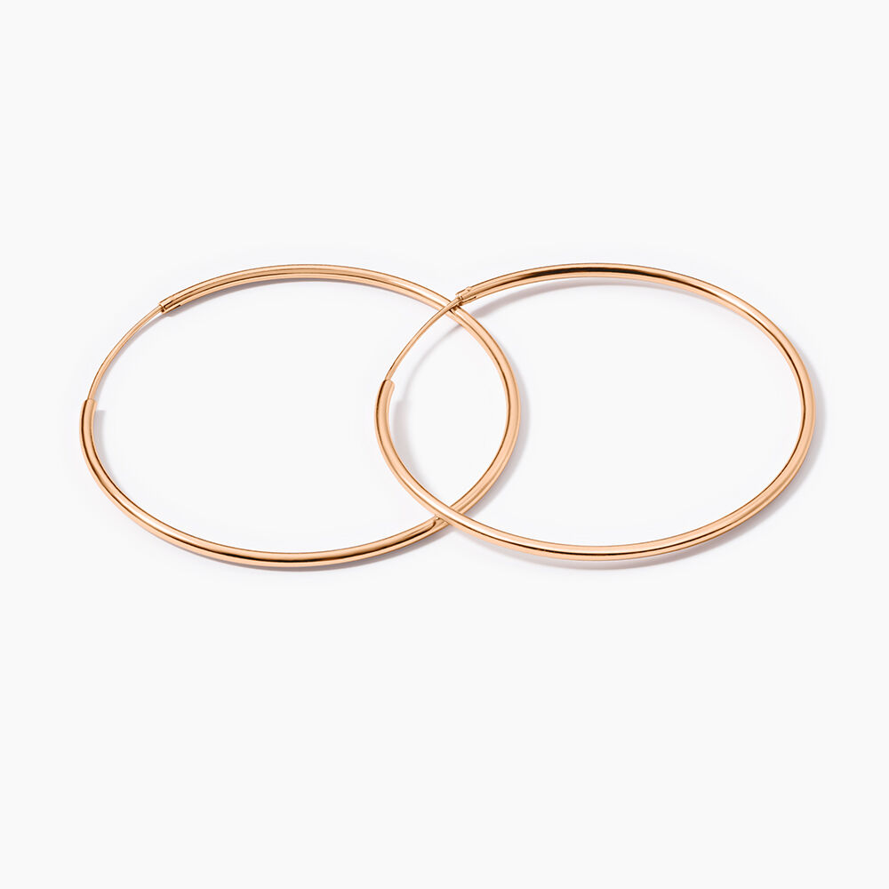 Cr&eacute;oles Argent Rose Olympia - Cr&eacute;oles Femme | Marc Orian