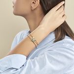 Bracelet Jonc Veina Plaqu&eacute; Or Jaune Aventurine - Bracelets joncs Femme | Marc Orian
