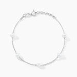 Bracelet Perlita Argent Blanc Perle De Culture - Bracelets fantaisie Femme | Marc Orian
