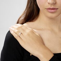 Bague Solitaire Katalina Or Blanc Diamant - Bagues Solitaire Femme | Marc Orian