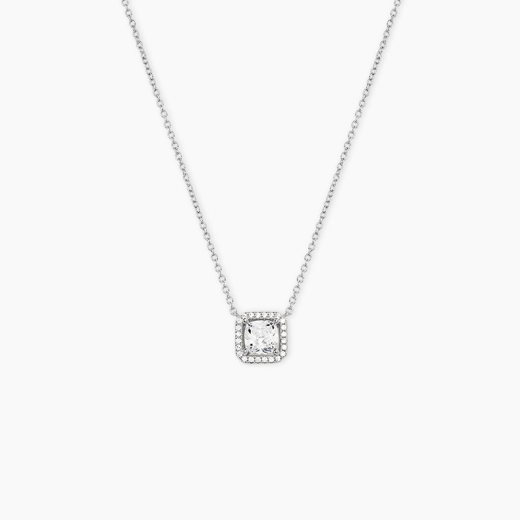 Collier Rio Argent Blanc Oxyde De Zirconium - Colliers avec pierres Femme | Marc Orian