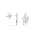 Boucles D'oreilles Puces Filae Argent Blanc Oxyde De Zirconium - Puces Femme | Marc Orian