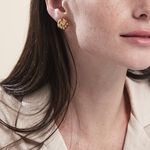 Boucles D'oreilles Or Jaune Verbena - Puces Femme | Marc Orian