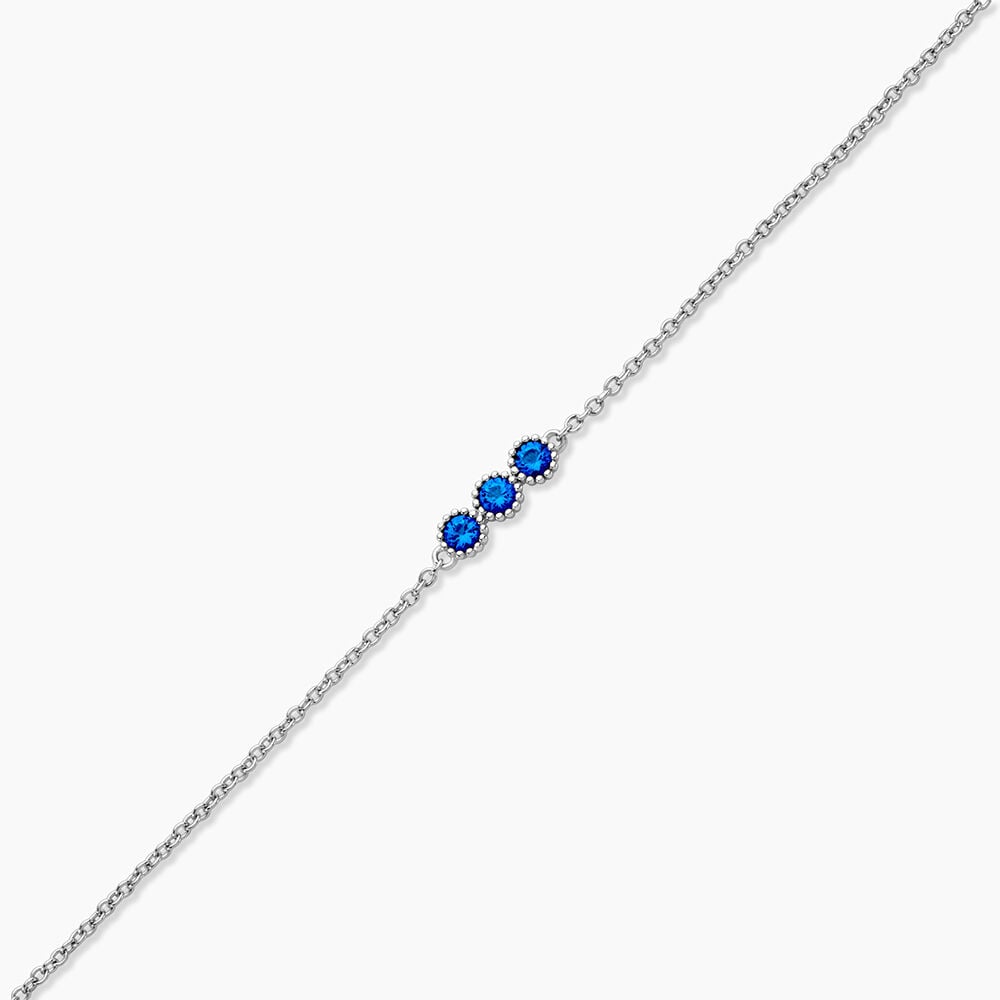 Bracelet Kasey Argent Blanc Oxyde De Zirconium - Bracelets fantaisie Femme | Marc Orian