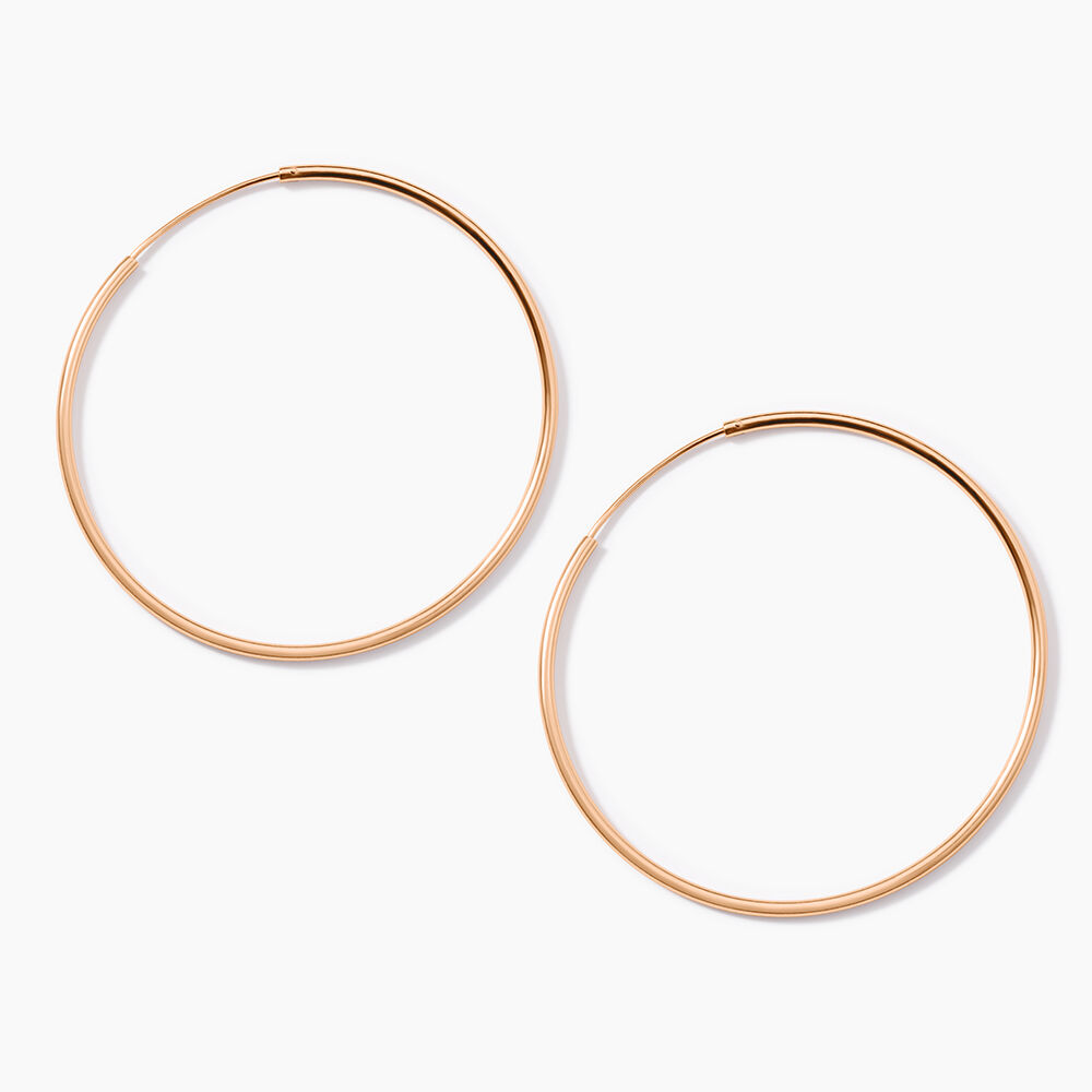 Cr&eacute;oles Argent Rose Olympia - Cr&eacute;oles Femme | Marc Orian