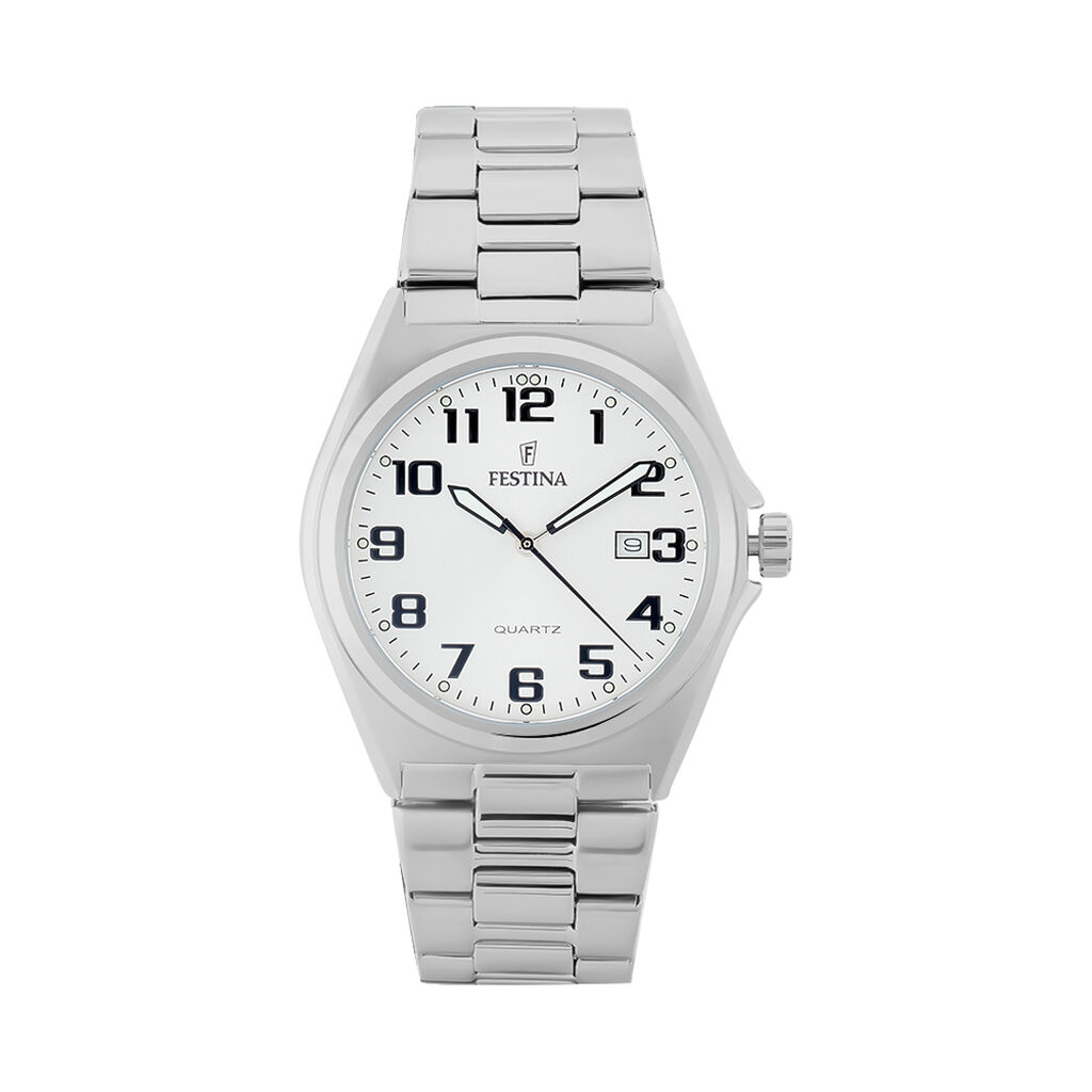 Montre Festina Classics Blanc - Montres classiques Homme | Marc Orian