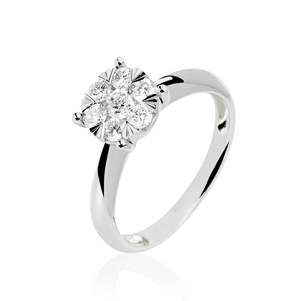 Bague Solitaire Dream Or Blanc Diamant - Solitaires Femme | Marc Orian
