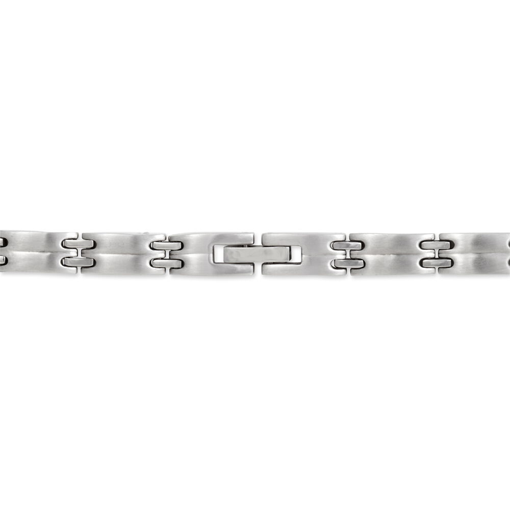 Bracelet Identité Isidore Acier Blanc - Gourmettes Homme | Marc Orian