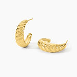 Cr&eacute;oles Marjo Acier Jaune - Cr&eacute;oles Femme | Marc Orian