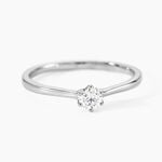 Bague Solitaire Athena Or Blanc Diamant - Parures de mariage Femme | Marc Orian