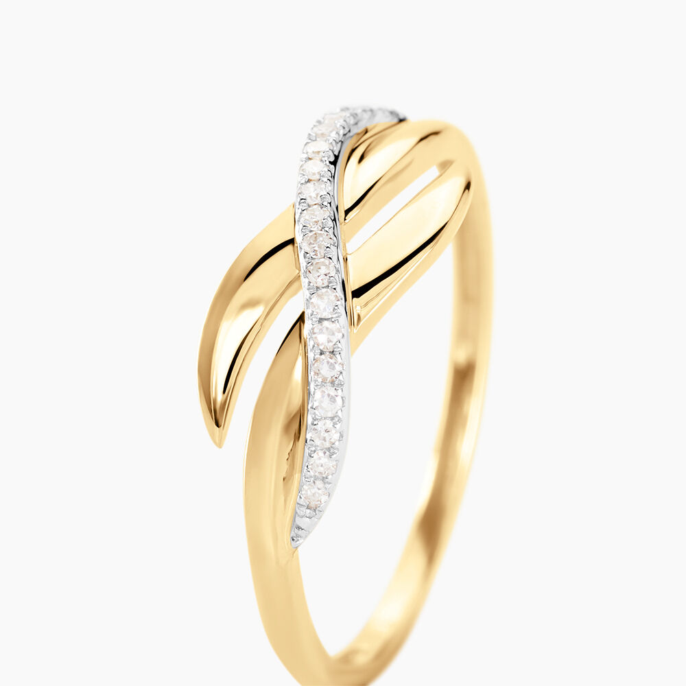 Bague Ester Or Jaune Diamant - Bagues pierres précieuses Femme | Marc Orian
