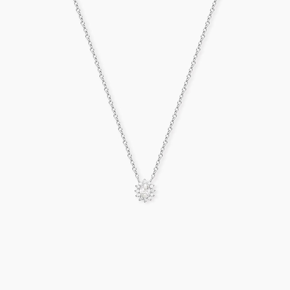 Collier Oliviane Argent Blanc Oxyde De Zirconium - Nouveautés Femme | Marc Orian