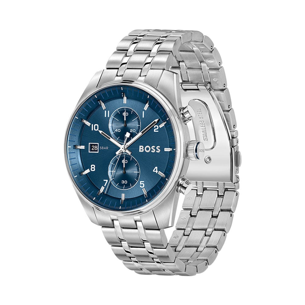 Montre Boss Skytraveller Bleu - Nouveautés Homme | Marc Orian