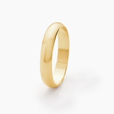 Alliance Aphrodite Demi Jonc Bombe Or Jaune - Alliances Famille | Marc Orian