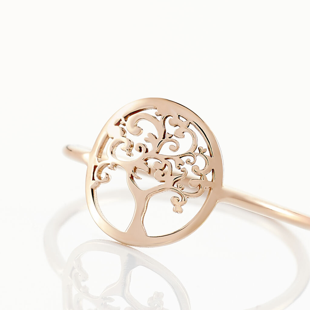 Bague Arbre De Vie Argent Rose Fadfrw0210n Marc Orian Bijouterie En Ligne