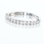 Alliance Julietta Or Blanc Oxyde De Zirconium - Alliances duo Femme | Marc Orian