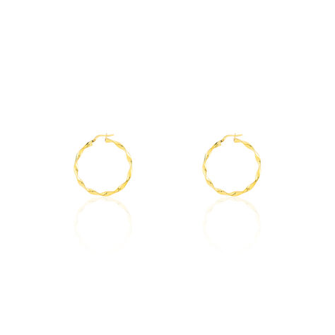 Créoles Falbala Or Jaune - Créoles Femme | Marc Orian