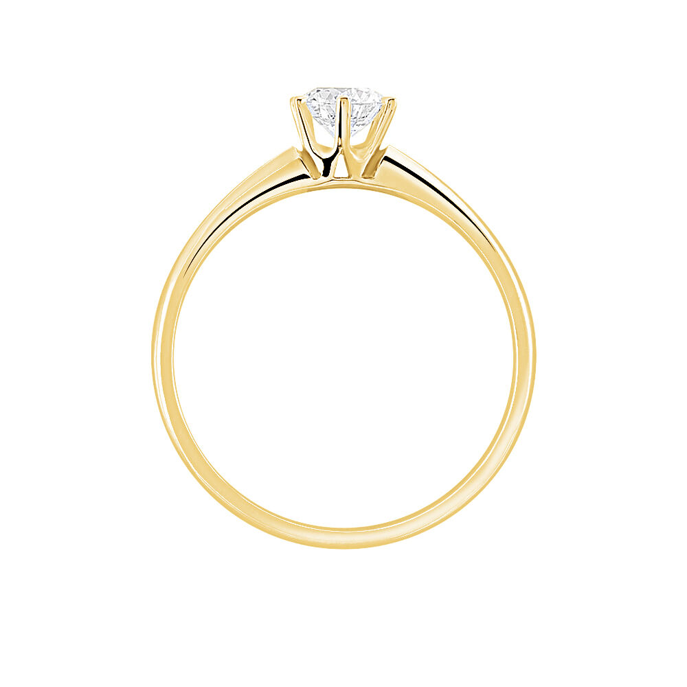 Bague Solitaire Samantha Or Jaune Diamant - Solitaires Femme | Marc Orian