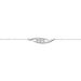 Bracelet Delphine Or Blanc Diamant - Bracelets chaînes Femme | Marc Orian