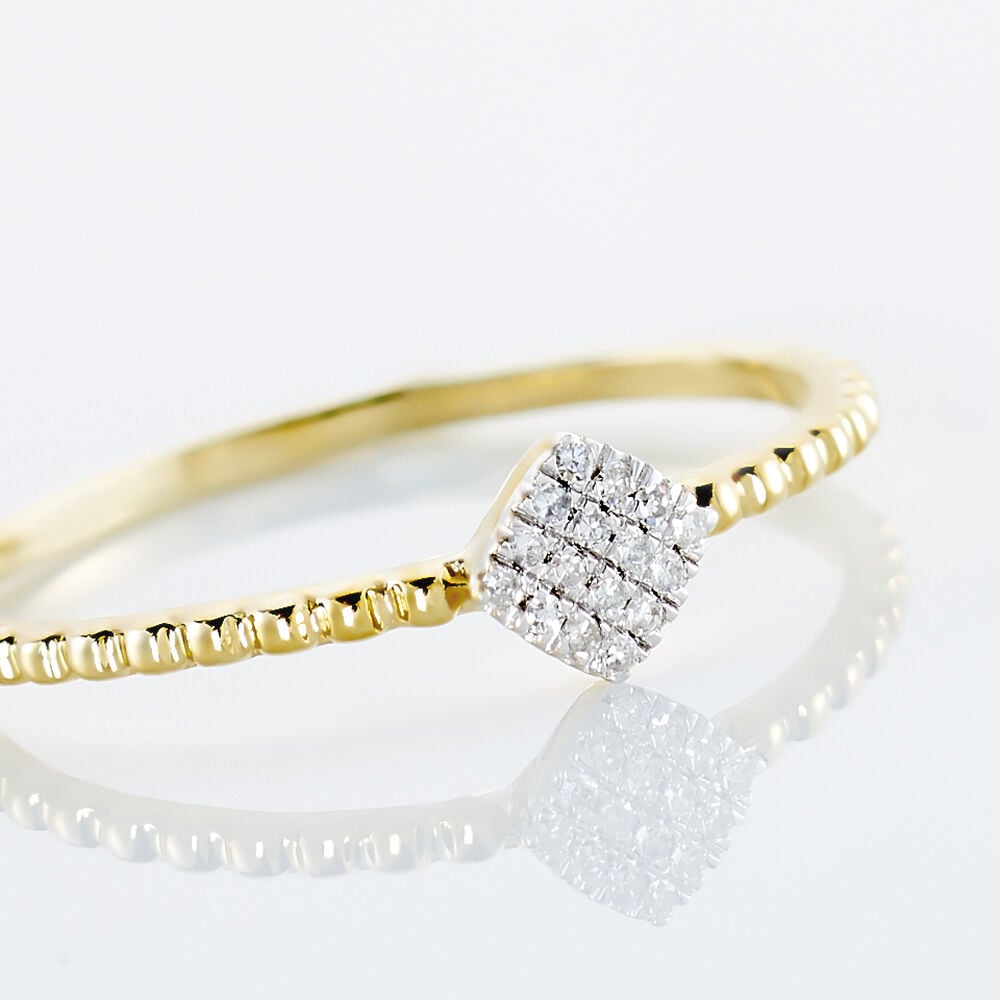 Bague Hanadi Or Jaune Diamant - Parures de mariage Femme | Marc Orian
