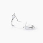 Cr&eacute;oles Desert Argent Blanc Oxyde De Zirconium - Cr&eacute;oles Femme | Marc Orian