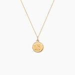 Pendentif Ange Rond Or Jaune - M&eacute;dailles et m&eacute;daillons Famille | Marc Orian