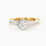 Bague Sosanna Ld Or Jaune Diamant Synth&eacute;tique - Parures de mariage Femme | Marc Orian