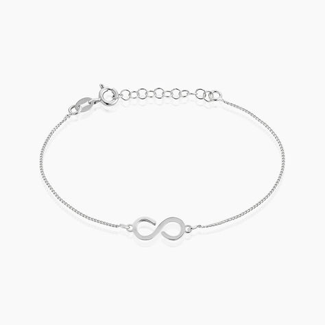 Bracelet Lirael Argent Blanc - Bracelets chaînes Femme | Marc Orian