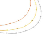 Collier Clorinthe Argent Tricolore - Colliers multirangs Femme | Marc Orian