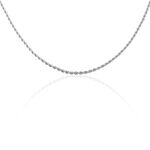 Chaine Jerry Maille Corde Or Blanc - Chaines Femme | Marc Orian