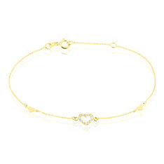 Bracelet Oleanne Or Jaune Oxyde De Zirconium - Bracelets chaînes Femme | Marc Orian