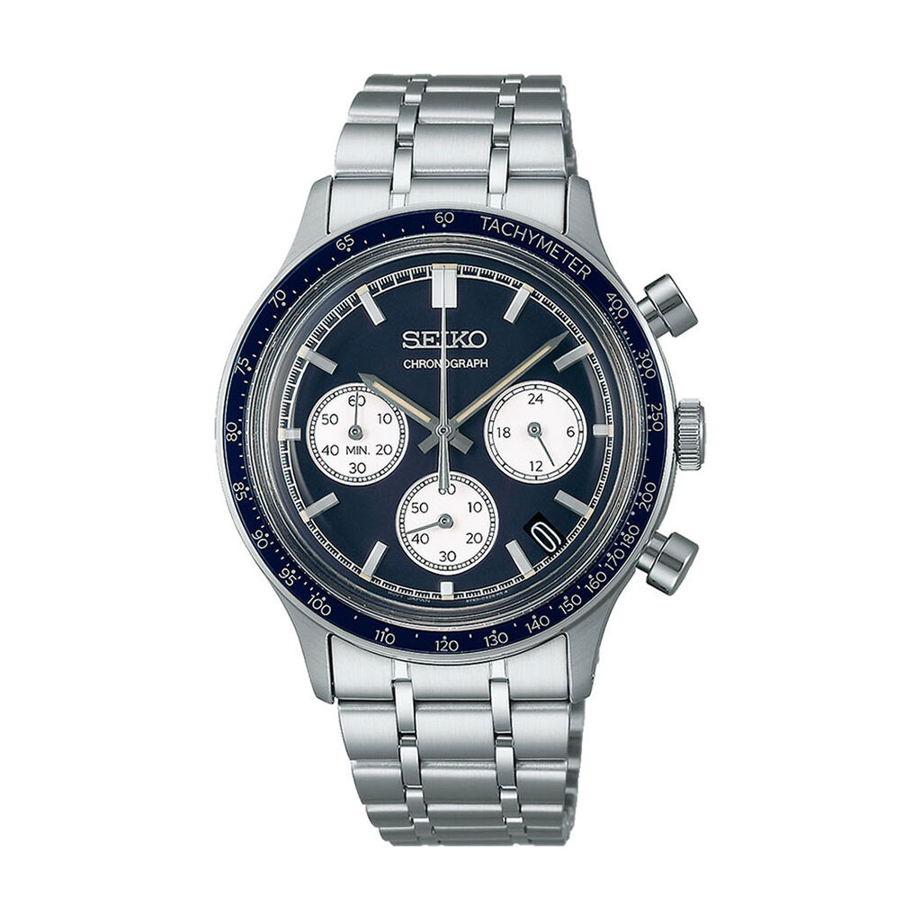 Montre Seiko Sport Chrono Bleu - Montres &eacute;tanches Homme | Marc Orian