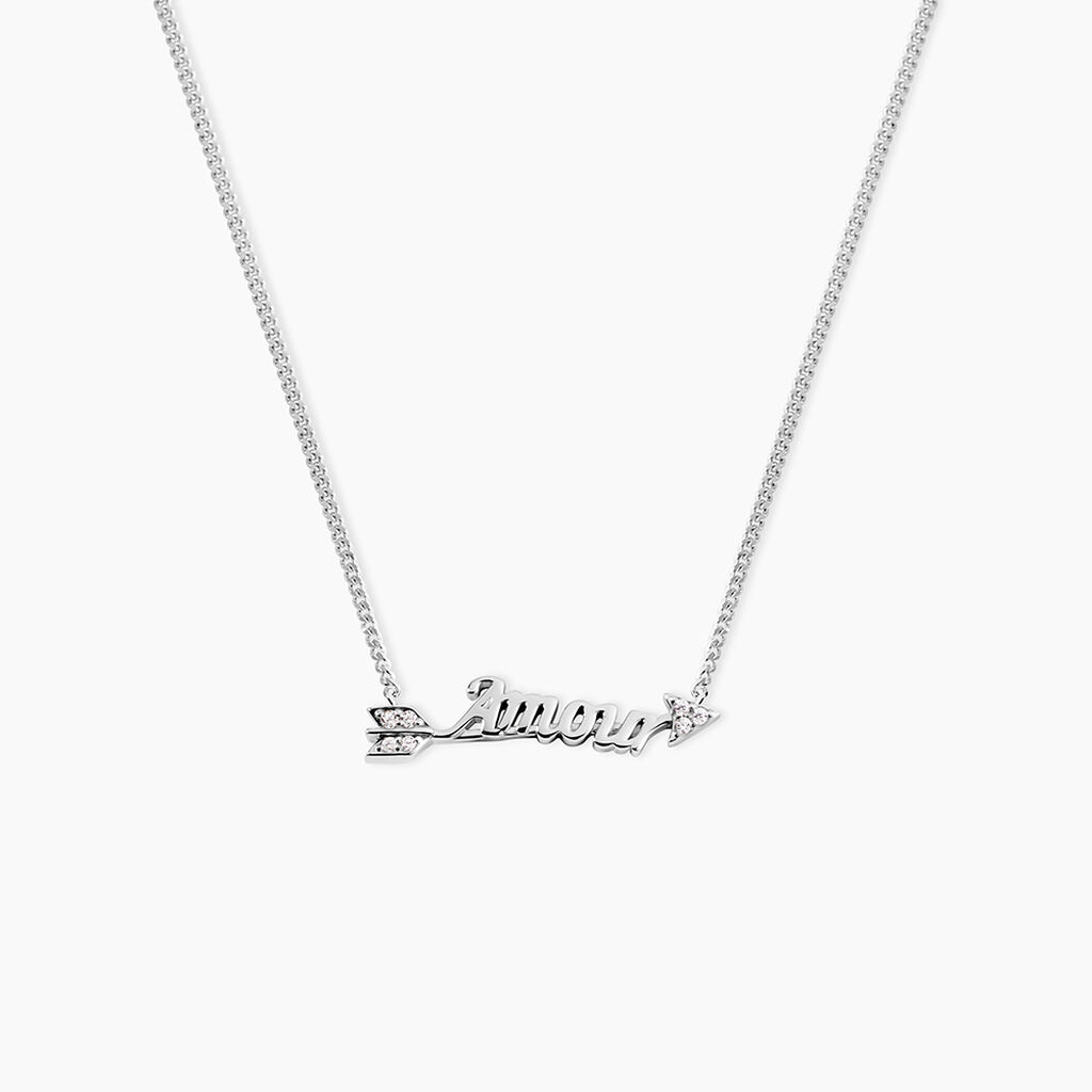 Collier Argent Ronky Oxydes De Zirconium - Colliers avec pierres Femme | Marc Orian