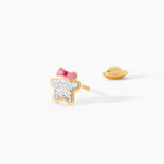 Boucles D'Oreilles Puces Evania Or Jaune Cristal - Puces Enfant | Marc Orian