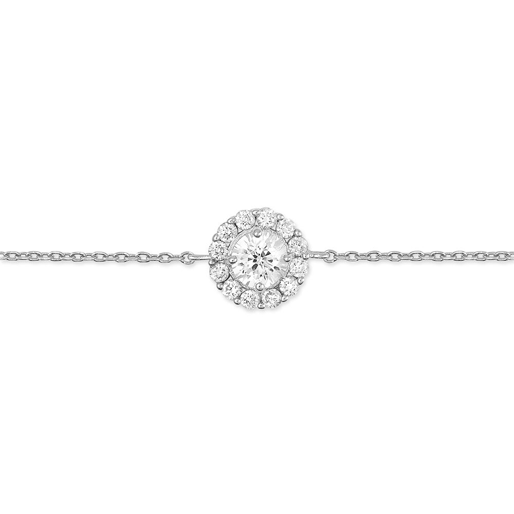 Bracelet Princess Argent Blanc Oxyde De Zirconium - Bracelets chaînes Femme | Marc Orian