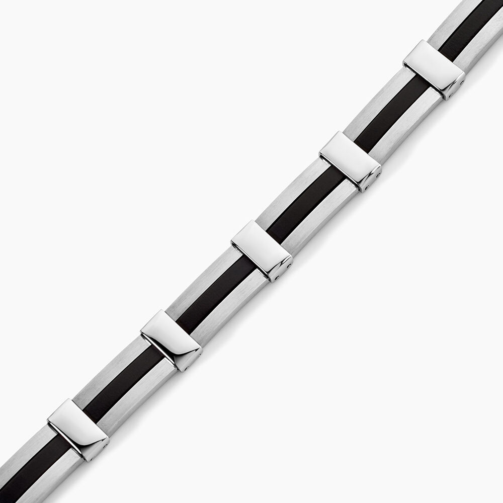 Bracelet Rene Acier Blanc - Bracelets cha&icirc;nes Homme | Marc Orian