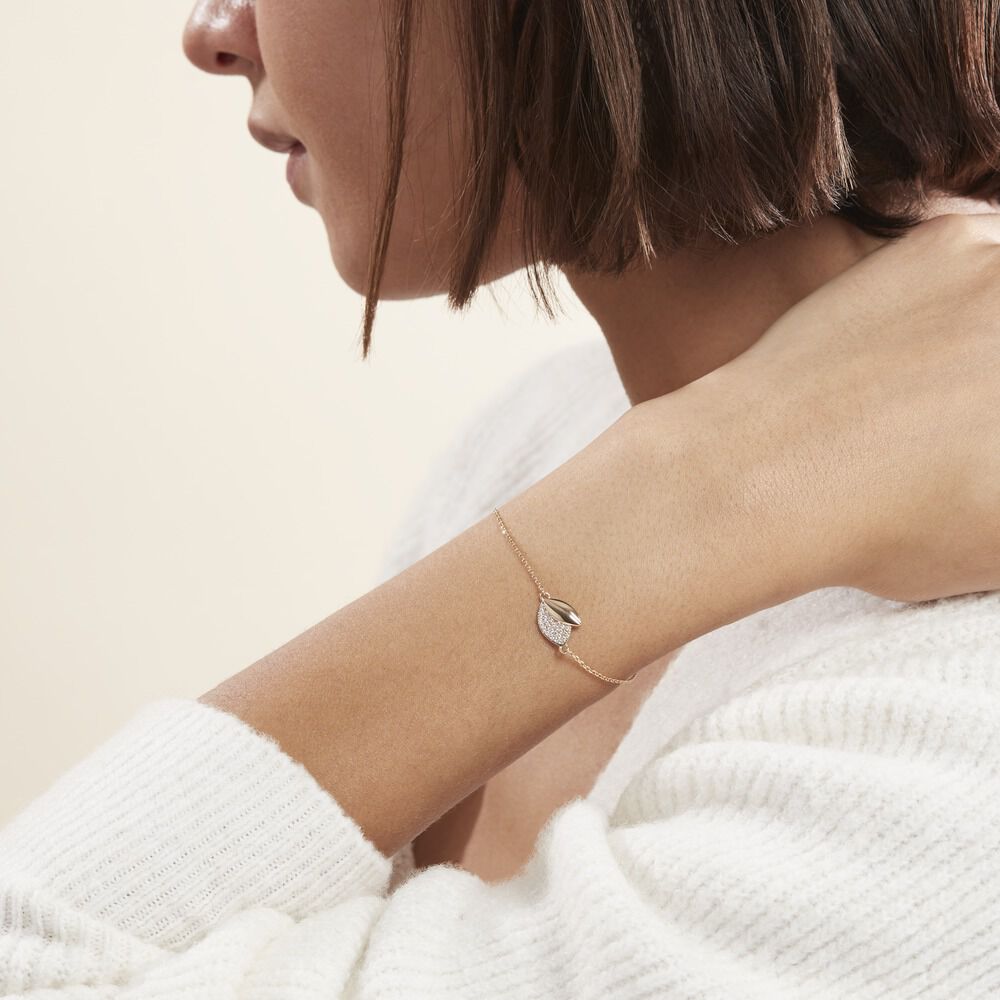 Bracelet Plaqué Or Jaune Simao Oxydes De Zirconium - Bracelets chaînes Femme | Marc Orian