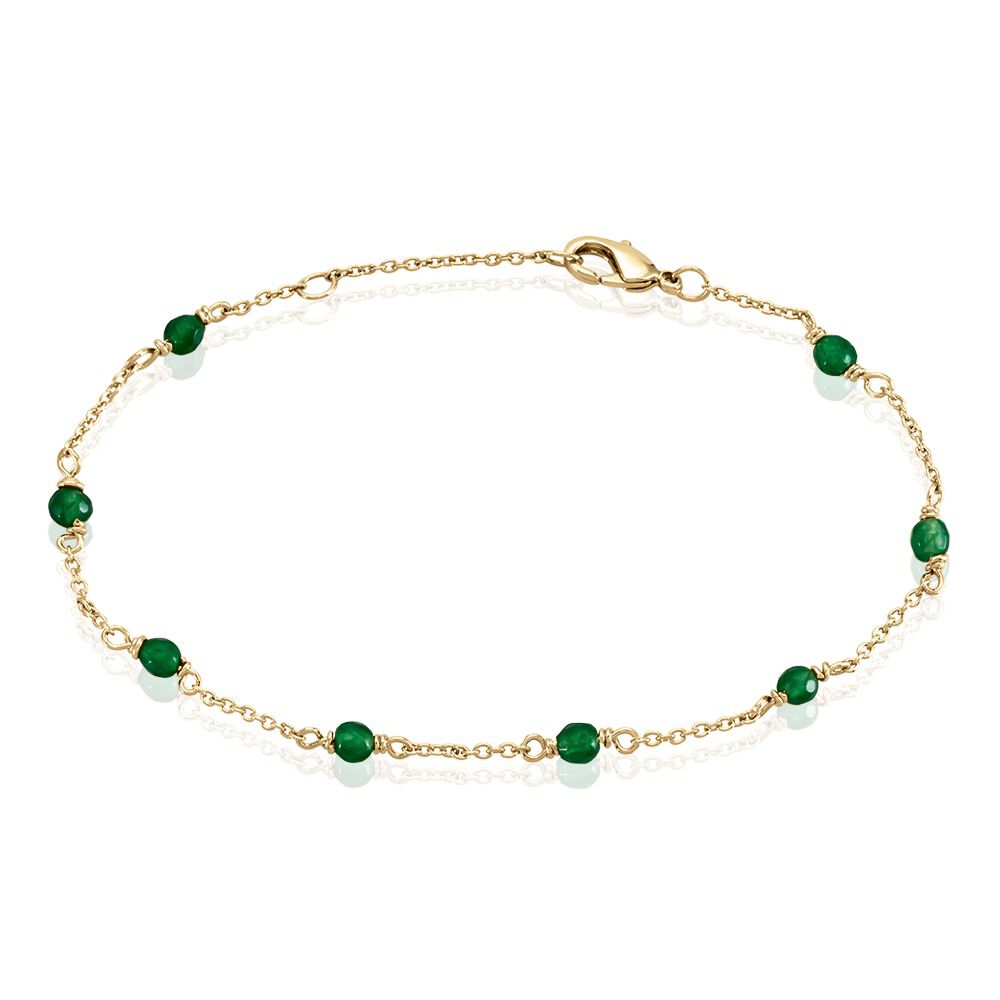 Bracelet Calliope Plaqué Or Doré Agate - Bracelets chaînes Femme | Marc Orian