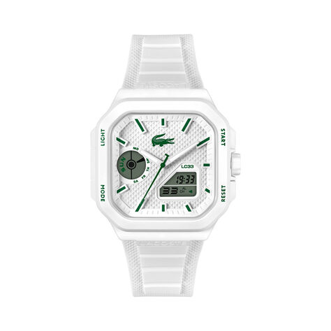 Montre Lacoste Lc33 Square Blanc - Montres &eacute;tanches Homme | Marc Orian