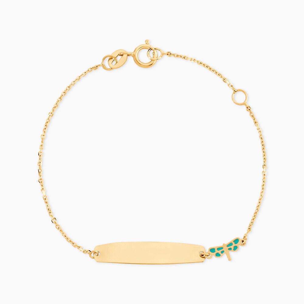 Bracelet Identit&eacute; Mellie Or Jaune - Gourmettes Enfant | Marc Orian
