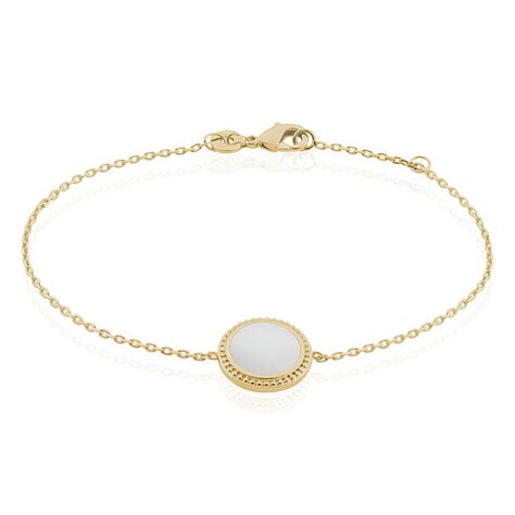 Bracelet Alyhana Plaqué Or Jaune Nacre - Bracelets chaînes Femme | Marc Orian