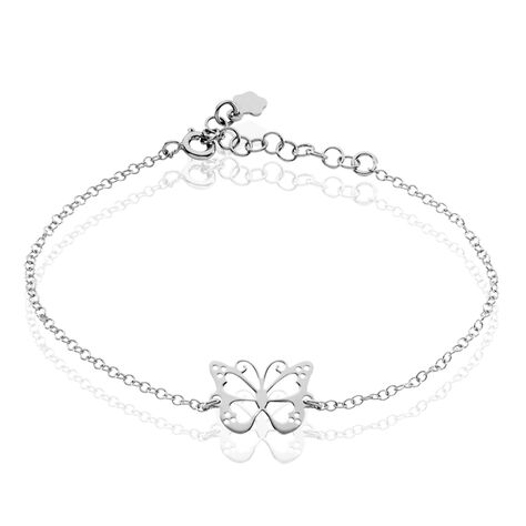 Bracelet Farfalla Argent Blanc - Bracelets chaînes Femme | Marc Orian